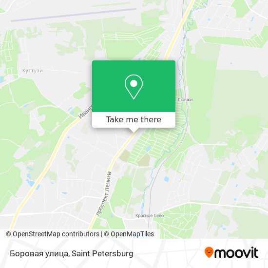 Боровая улица map