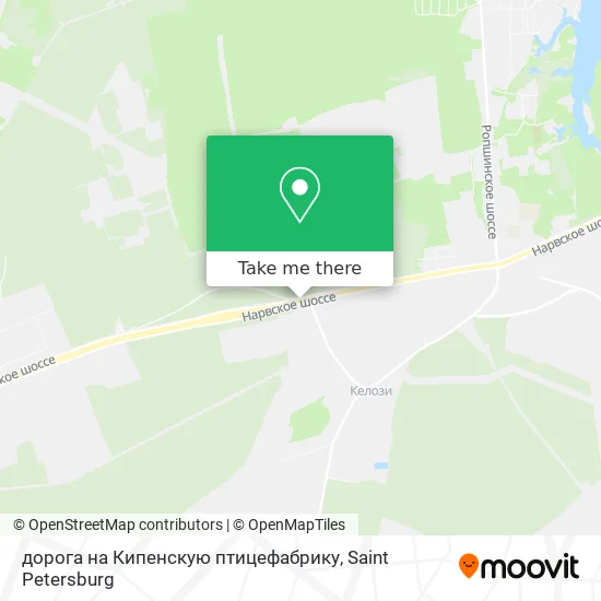 дорога на Кипенскую птицефабрику map