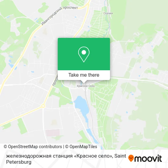 железнодорожная станция «Красное село» map