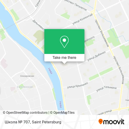 Школа № 707 map