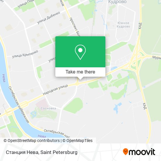 Станция Нева map