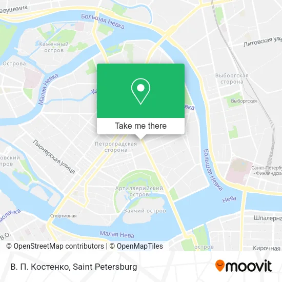 В. П. Костенко map