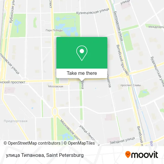 улица Типанова map