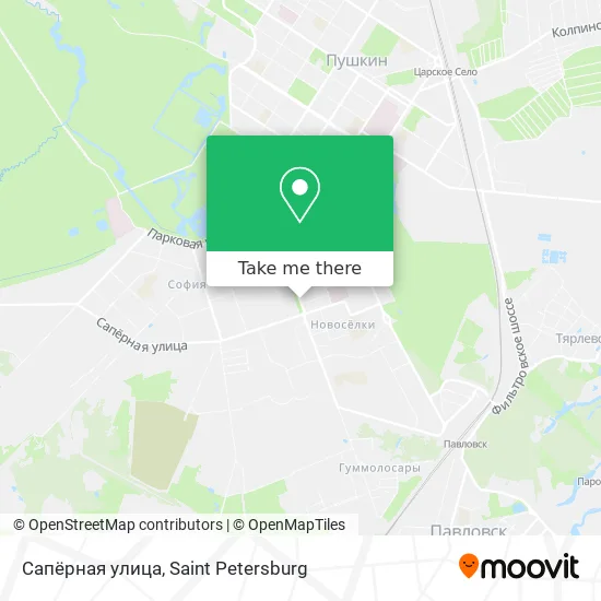 Сапёрная улица map