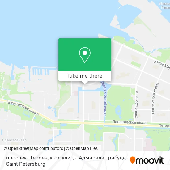 проспект Героев, угол улицы Адмирала Трибуца map