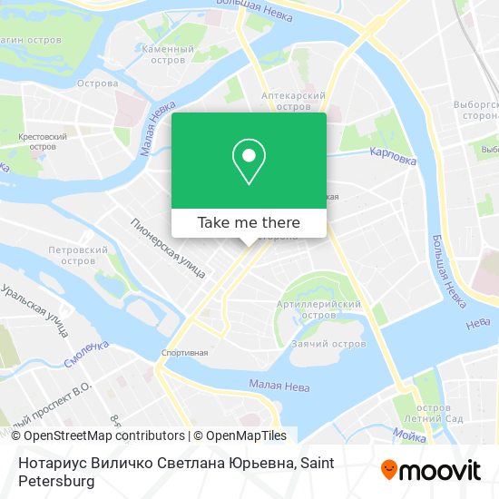 Нотариус Виличко Светлана Юрьевна map