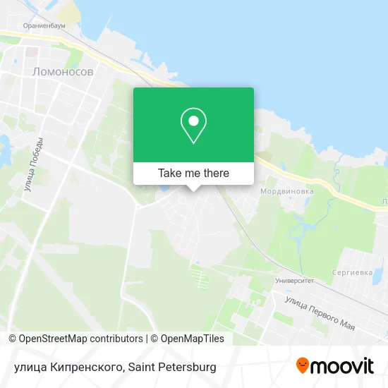 улица Кипренского map