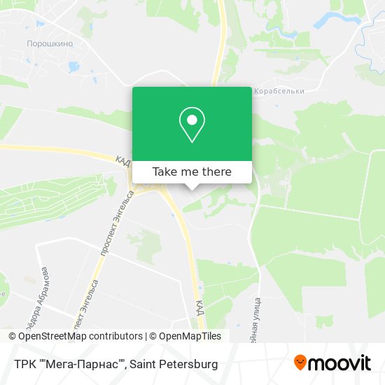 ТРК ""Мега-Парнас"" map