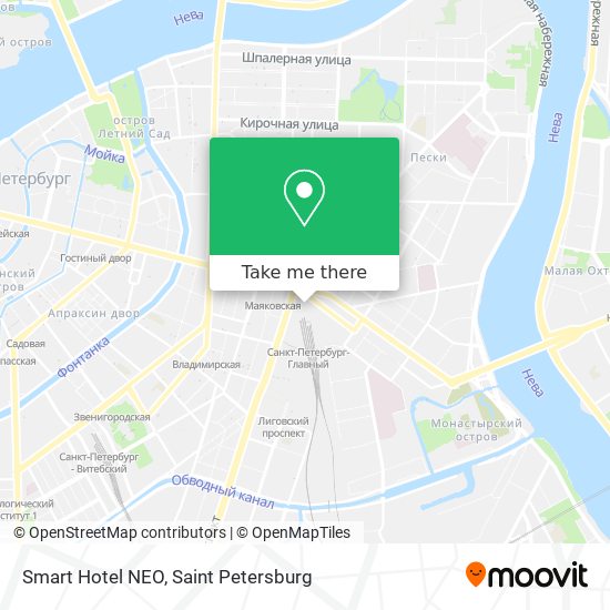 Smart Hotel NEO map
