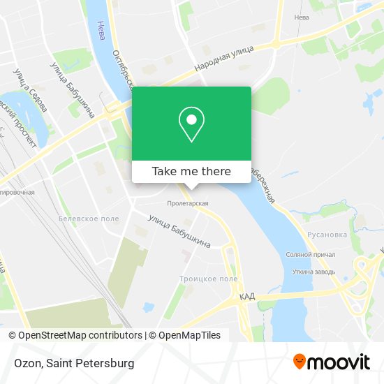 Ozon map