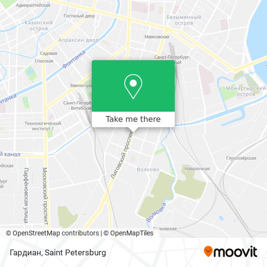 Гардиан map