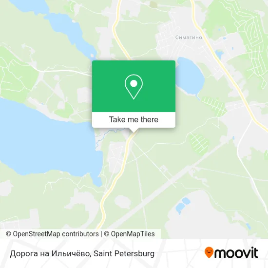 Дорога на Ильичёво map