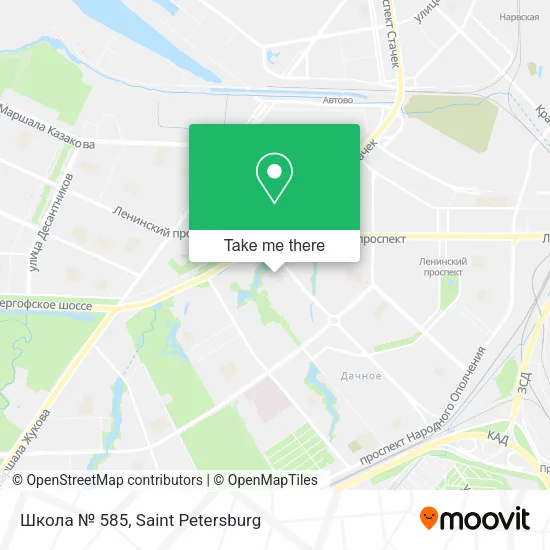Школа № 585 map