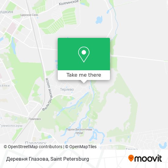 Деревня Глазова map