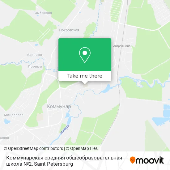 Коммунарская средняя общеобразовательная школа №2 map
