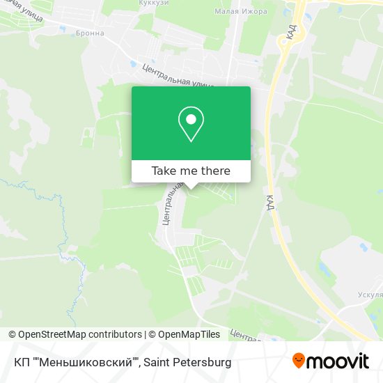 КП ""Меньшиковский"" map