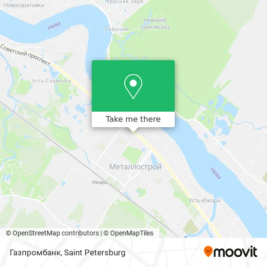 Газпромбанк map