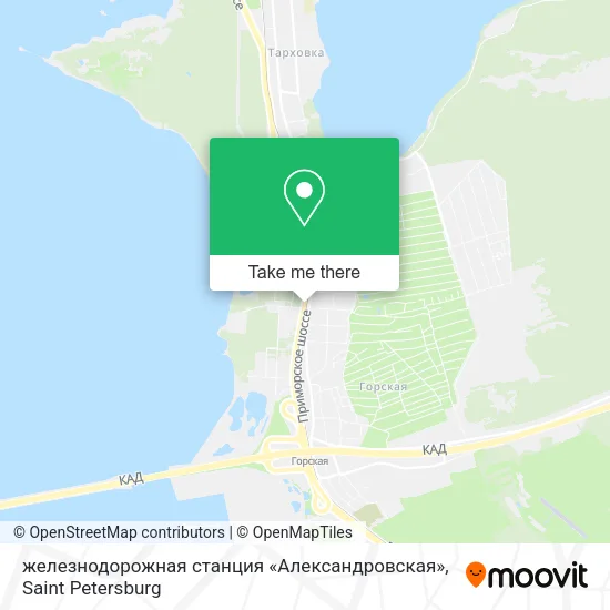 железнодорожная станция «Александровская» map