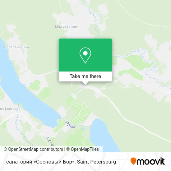 санаторий «Сосновый Бор» map