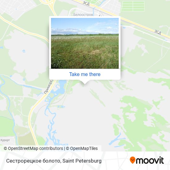 Сестрорецкое болото map