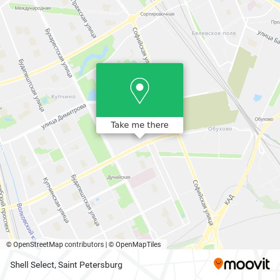 Shell Select map