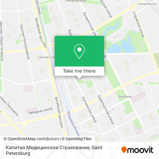Капитал Медицинское Страхование map