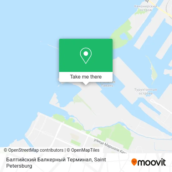 Балтийский Балкерный Терминал map