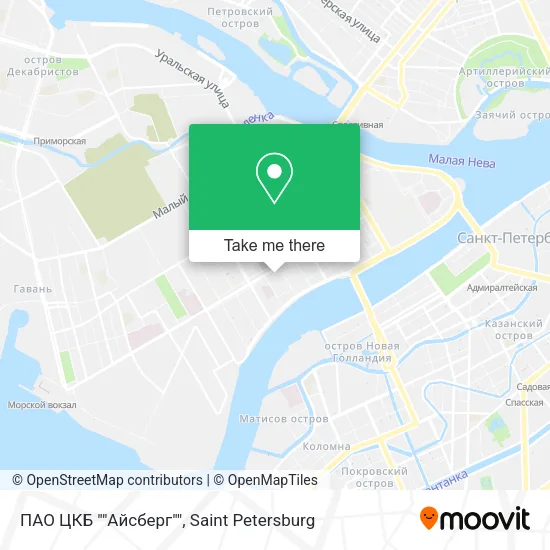 ПАО ЦКБ ""Айсберг"" map