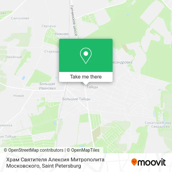 Храм Святителя Алексия Митрополита Московского map
