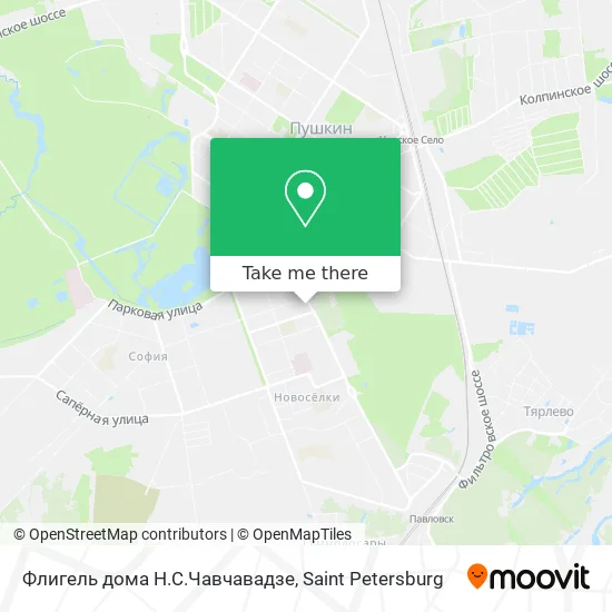 Флигель дома Н.С.Чавчавадзе map