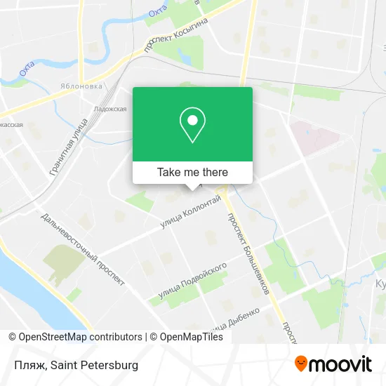 Пляж map