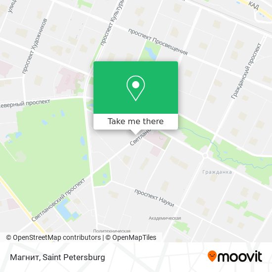 Магнит map