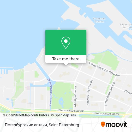 Петербургские аптеки map