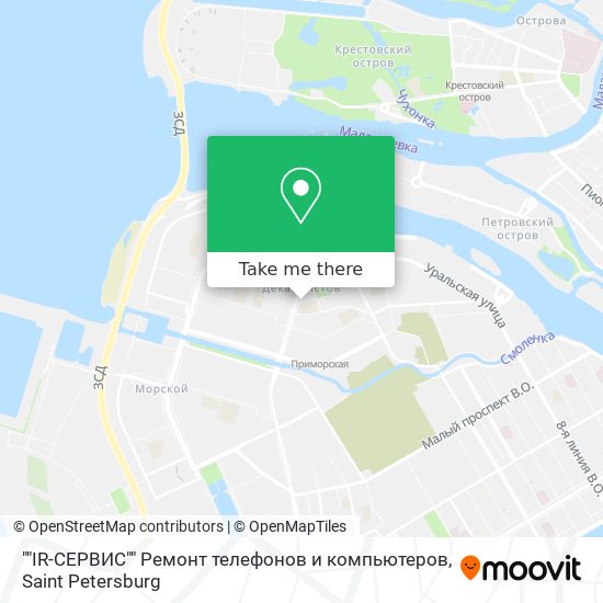 ""IR-СЕРВИС"" Ремонт телефонов и компьютеров map