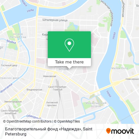 Благотворительный фонд «Надежда» map