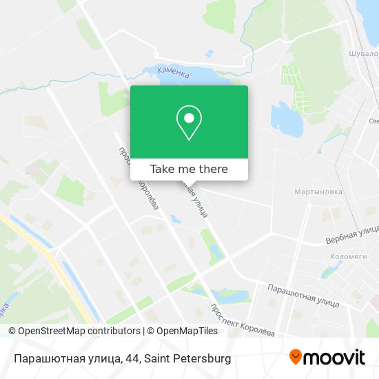 Парашютная улица, 44 map