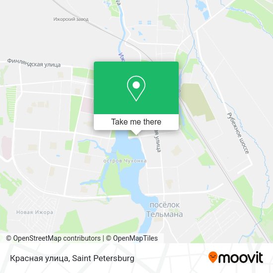 Красная улица map