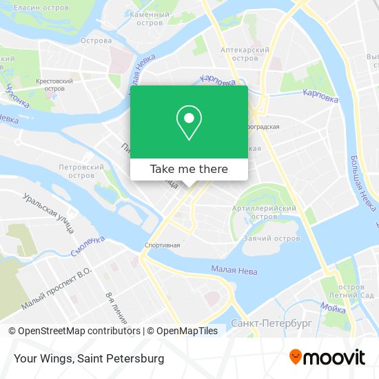 Your Wings map