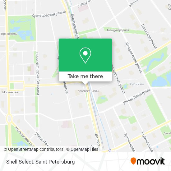 Shell Select map