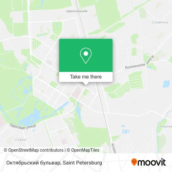 Октябрьский бульвар map