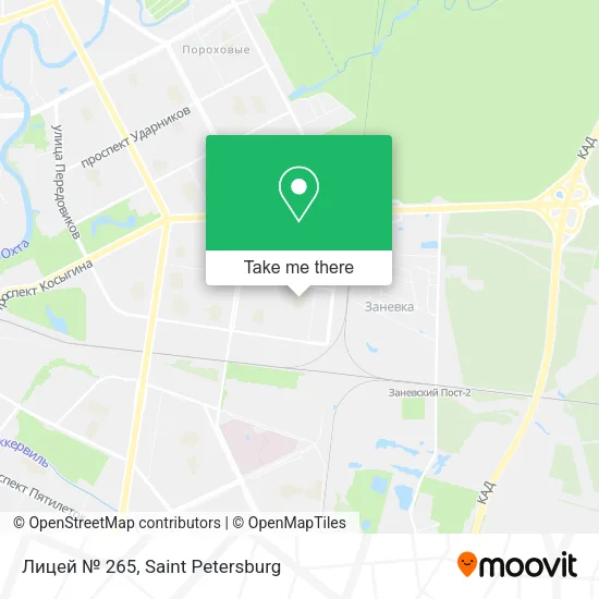 Лицей № 265 map