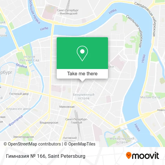 Гимназия № 166 map