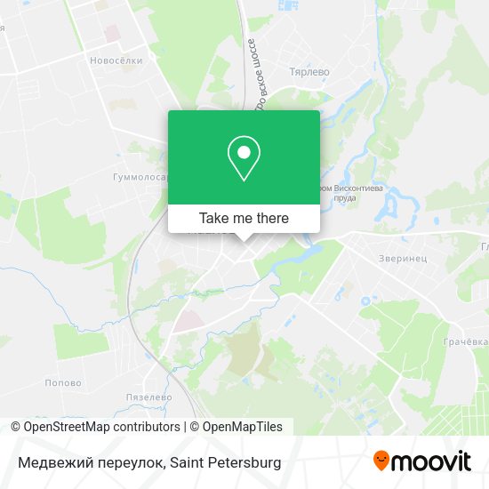 Медвежий переулок map