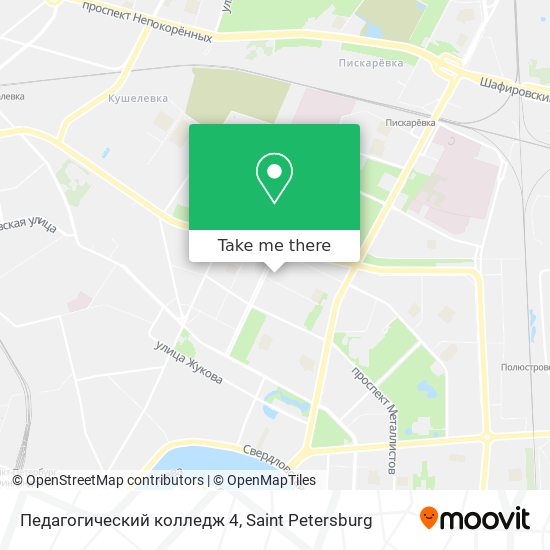 Педагогический колледж 4 map