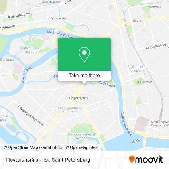 Печальный ангел map
