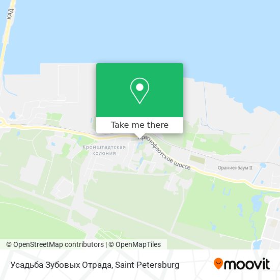 Усадьба Зубовых Отрада map