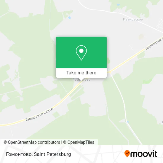 Гомонтово map