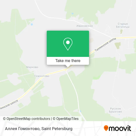 Аллея Гомонтово map