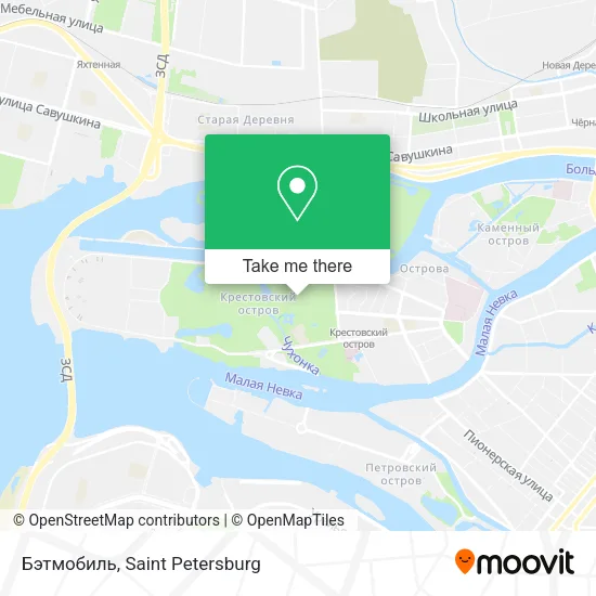 Бэтмобиль map