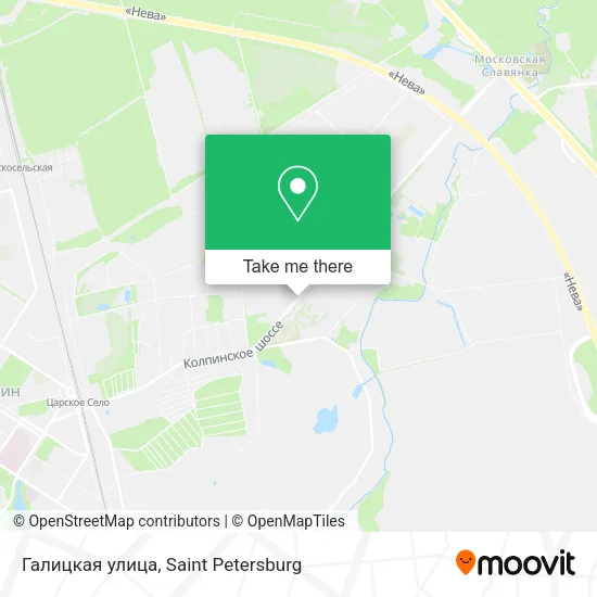 Галицкая улица map